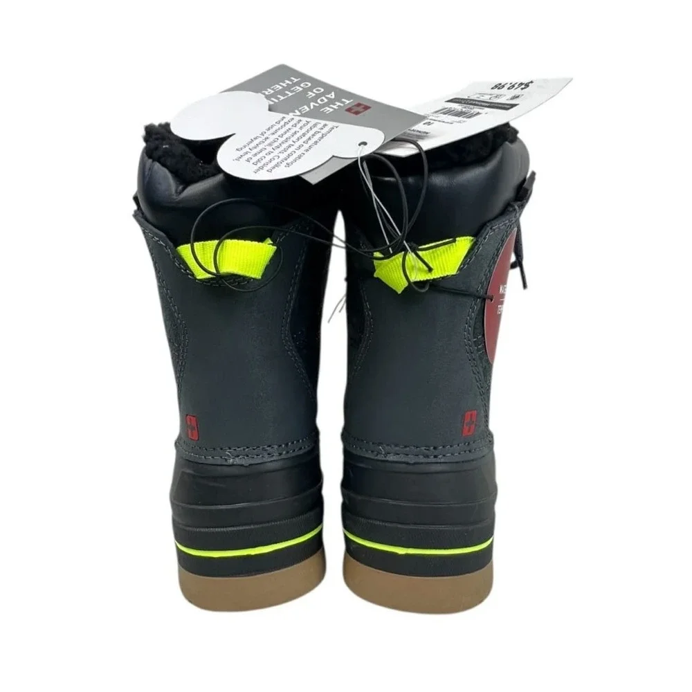 Swiss‎ Tech Kids Size 10 Insulated to -25 degrees Black Winter Boots